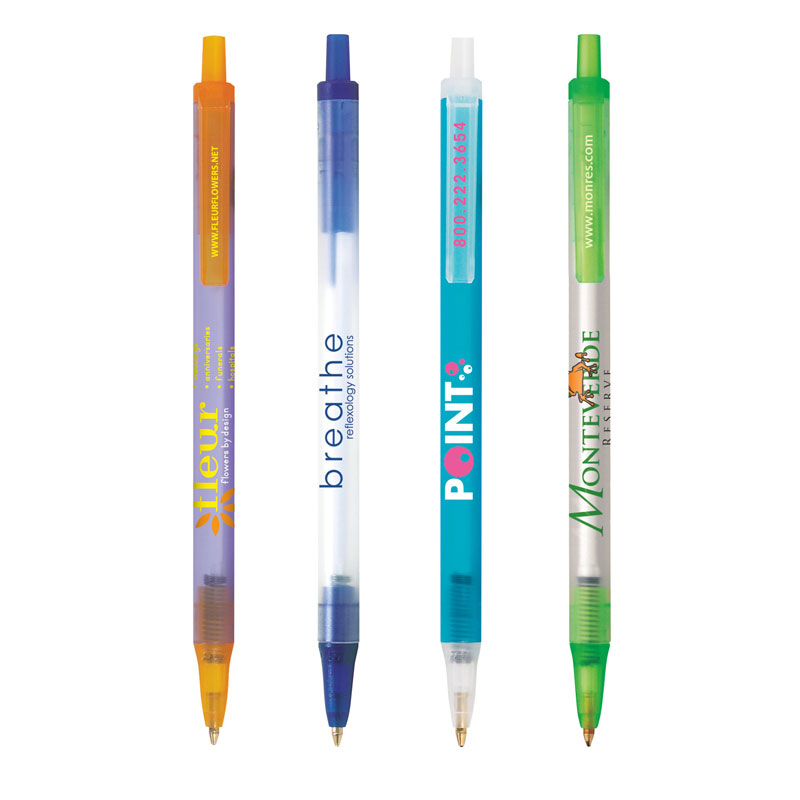 Personalized Promotional Pens - CSI - BIC® Clic Stic® Ice
