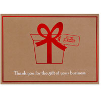 Holiday Business Appreciation 5" x 7" Premium Card No. 5718