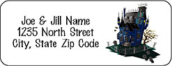 Address labels and personalized address labels for Halloween
