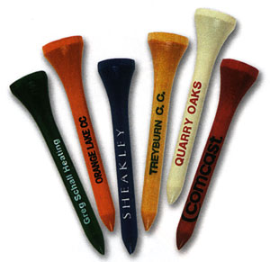 Personalized golf tees