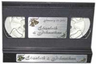wedding VHS cassette labels
