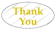 Clear thank you labels