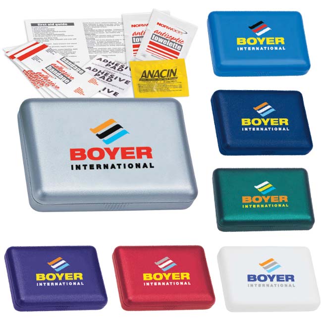 Custom Printed First Aid Kits - Promotional First Aid Kits - Advertising First Aid Kits