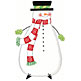 christmas address labels snowman 2