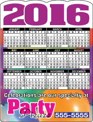2017 magnetic calendars