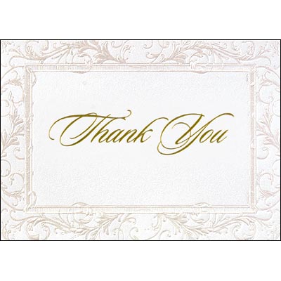 Wedding thank you note cards