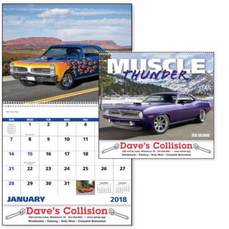 7005 Muscle Car wall calendars