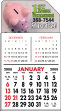 No. 7115 Magnetic Calendar Pad