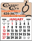 No. 7118 Magnetic Calendar Pad