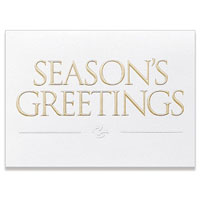 Classic Season's Greetings 5" x 7" Classic Card No. 5030