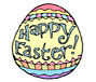 Easter Egg address label