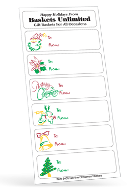 3405 Holiday Christmas Sticker Sheet