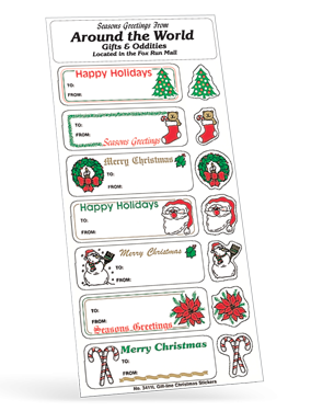 3411 Holiday Christmas Sticker Sheet