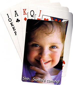 Full color personalized playing cards