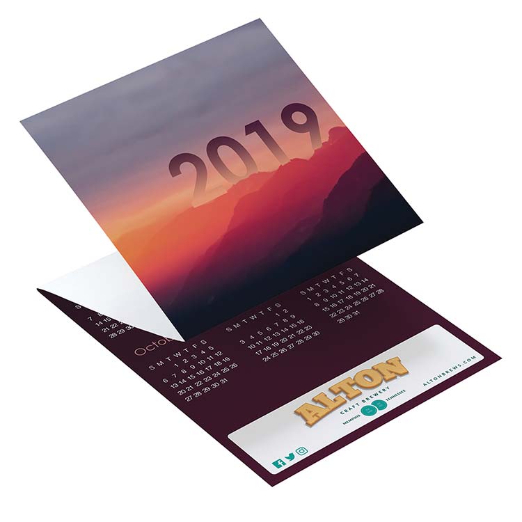 Landscape Trifold calendars 2018