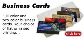 full color business card printing