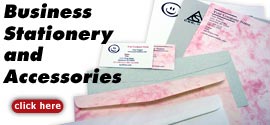 Business stationary, envelopes, stamps, post cards