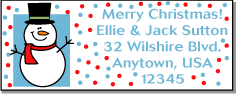Christmas address labels